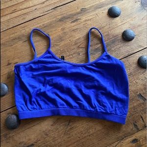Bright Blue Cropped Tanktop